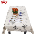 tablecloth with flannel back peva